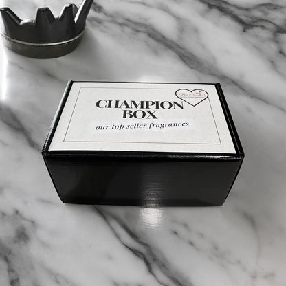 Champion Box Wax Melt Samples