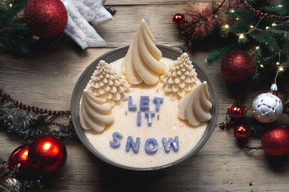 “Let it Snow” candle