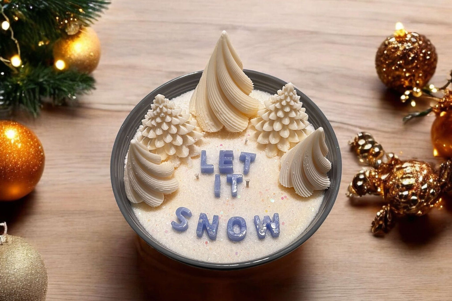 “Let it Snow” candle