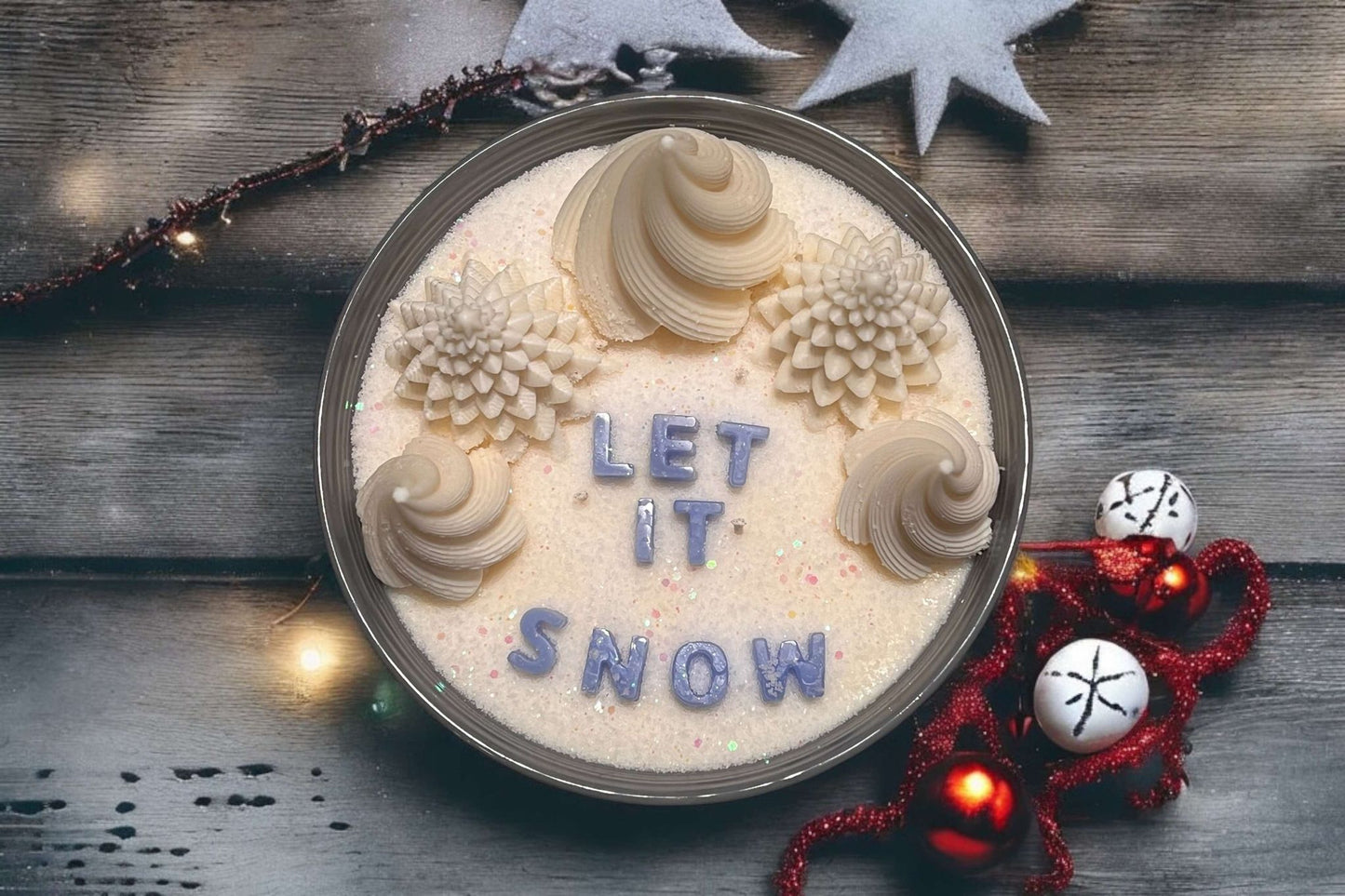 “Let it Snow” candle