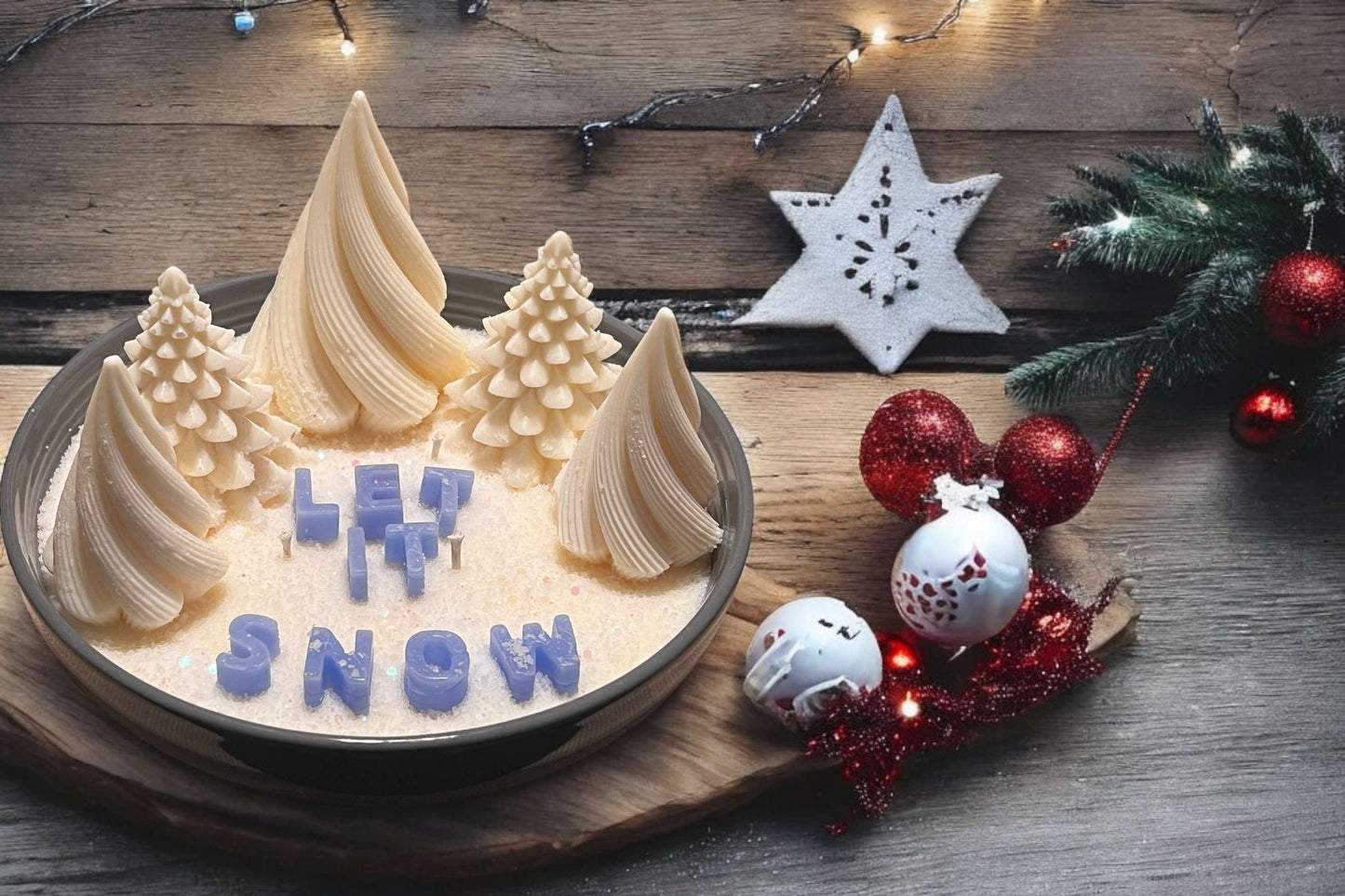 “Let it Snow” candle